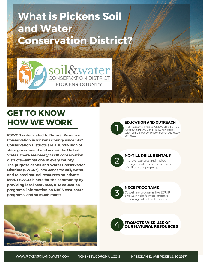 Pickens Soil and Water About Us